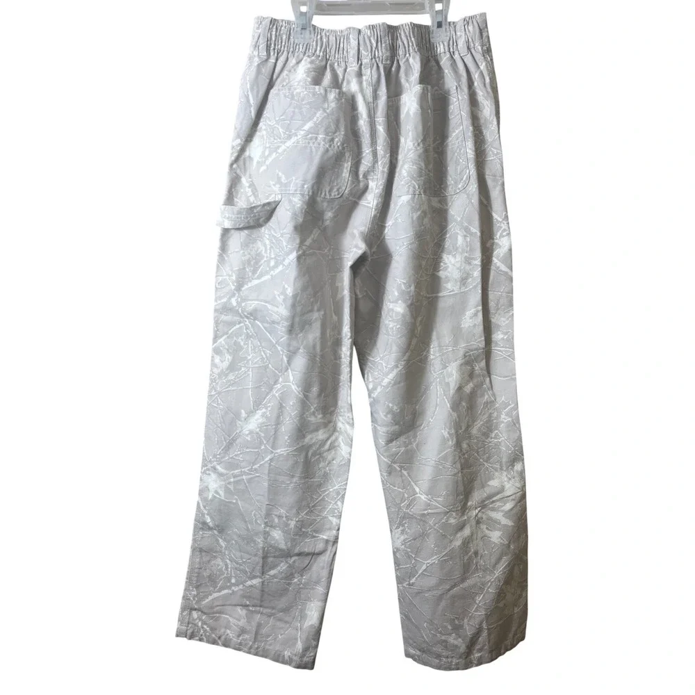 Brooklyn Cloth Workwear Utility Pants Size M Tan Camo Gorpcore Streetwear Woven